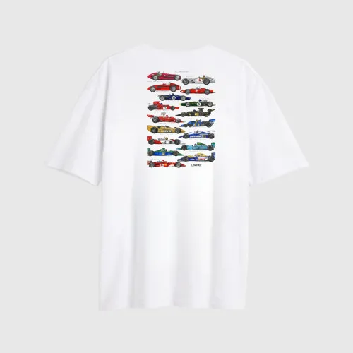 Remera Liberato Oversize Marfil Formula One Collection