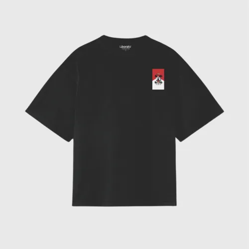 Remera Liberato Oversize Negra Ferrari