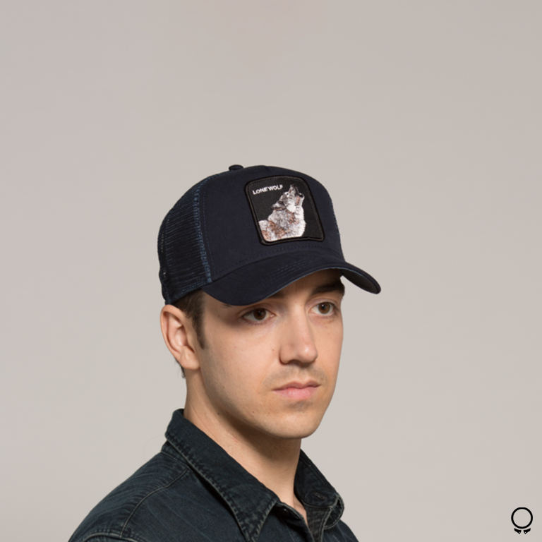 GORRA GORIN BROS WOLF AZUL