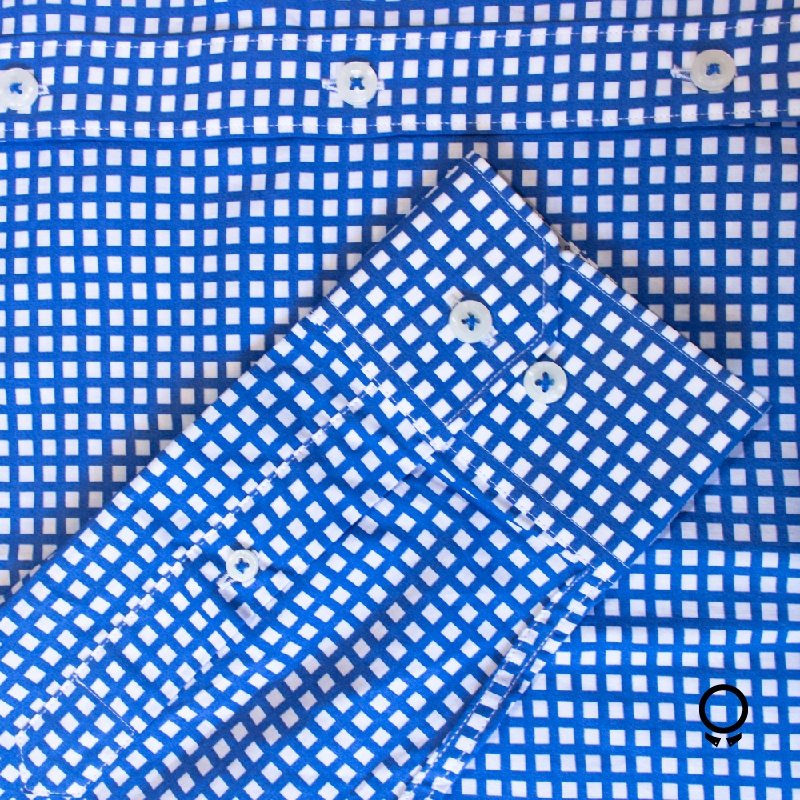 CAMISA CASUAL M/L CUADROS PM