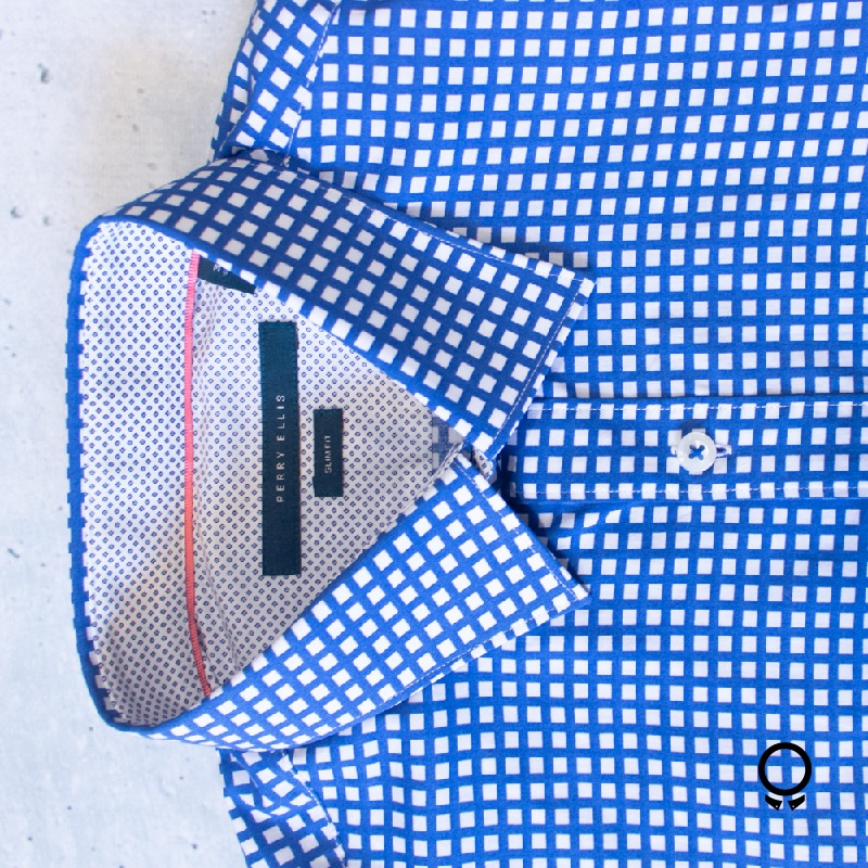 CAMISA CASUAL M/L CUADROS PM