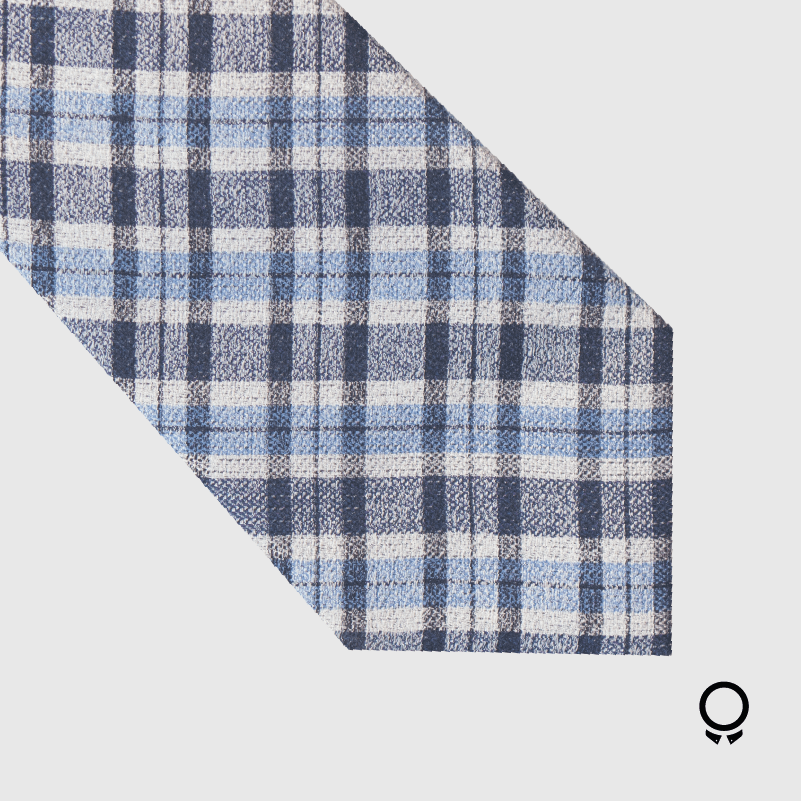 CORBATA PERRY ELLIS AZUL RAYAS CESLESTES