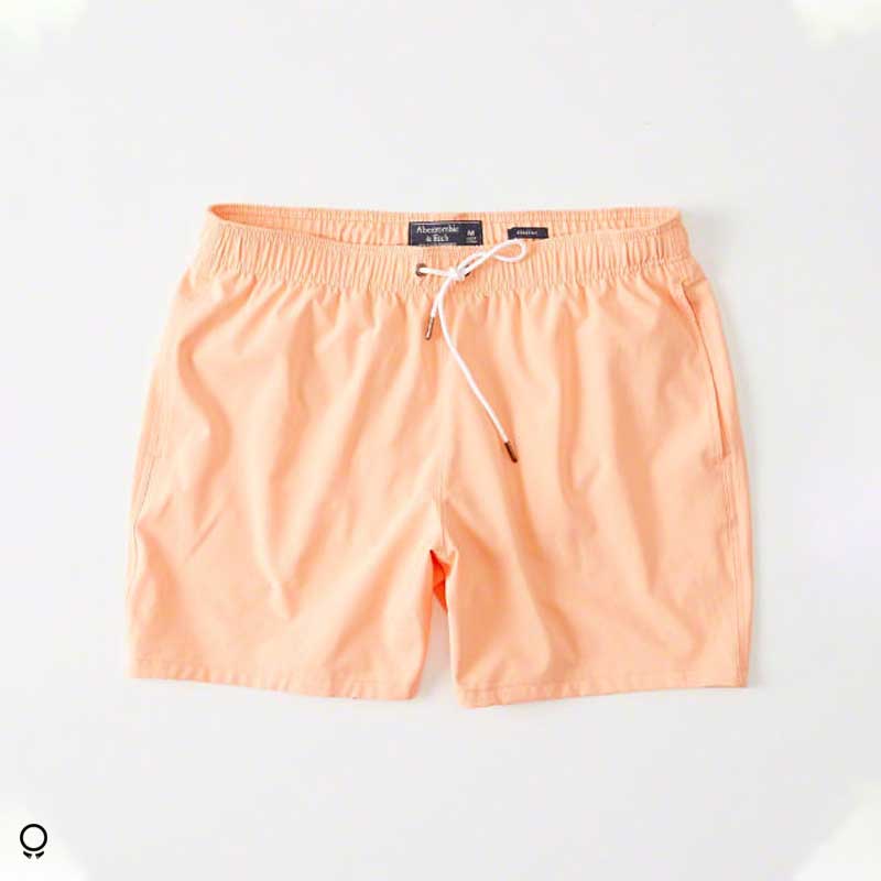 SHORT DE BAÑO ABERCROMBIE CORAL