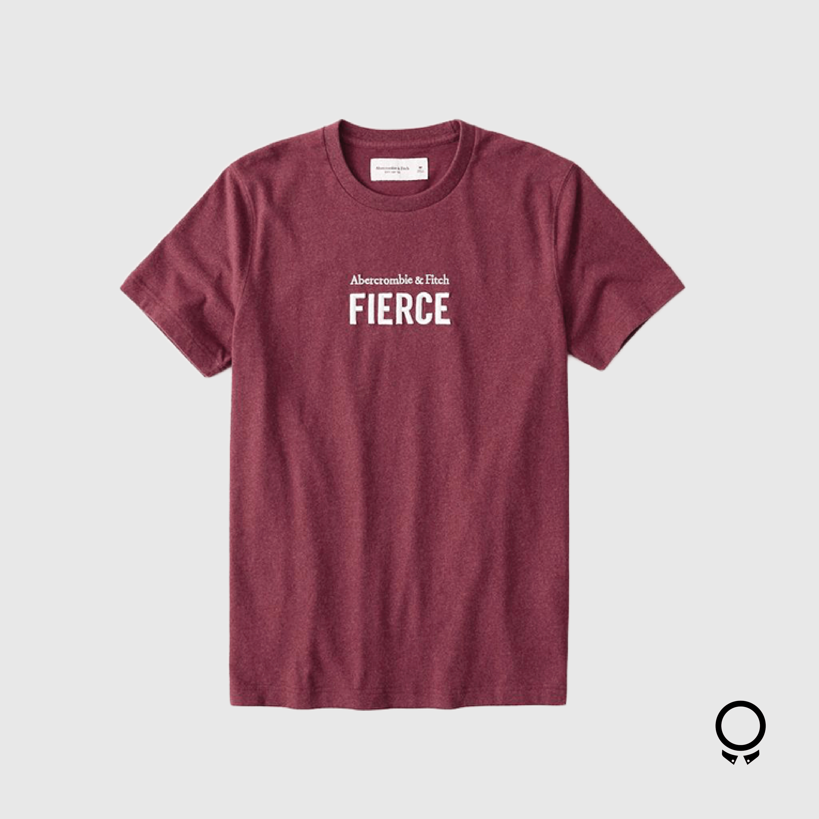 REMERA ABERCROMBIE BORDO FIERCE