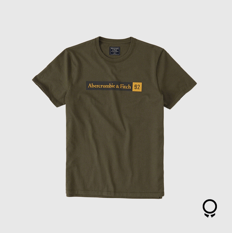 REMERA ABERCROMBIE VERDE MUSGO