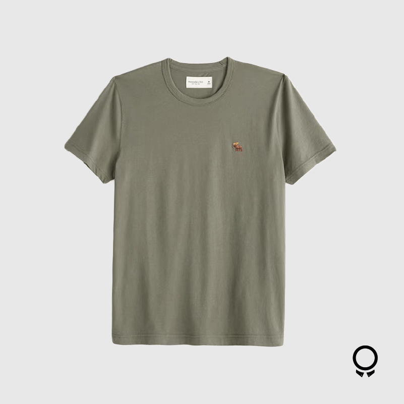 REMERA ABERCROMBIE VERDE MUSGO