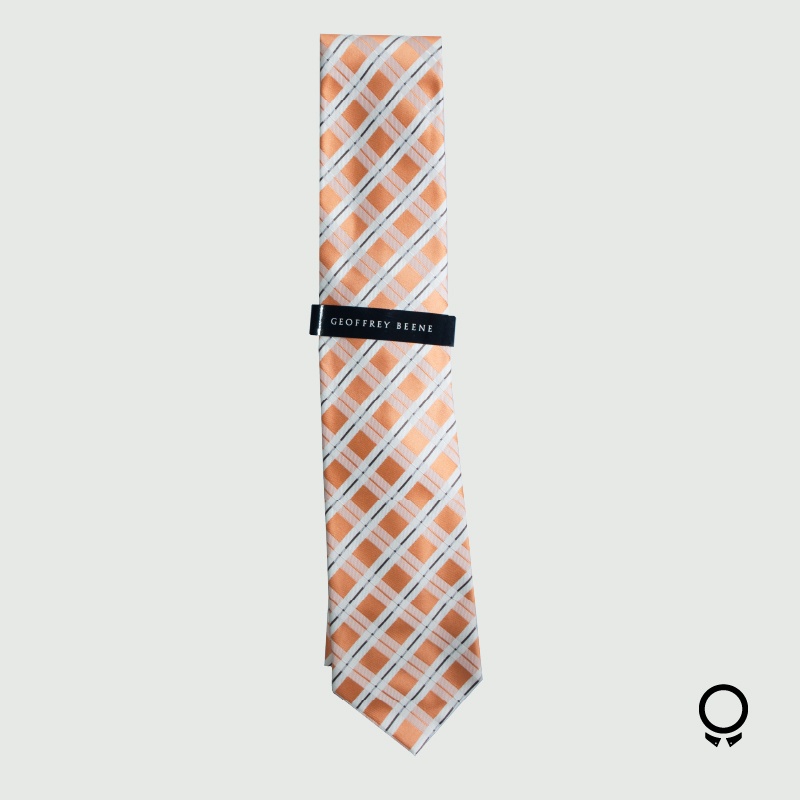 CORBATA GEOFREY BEENE NARANJA