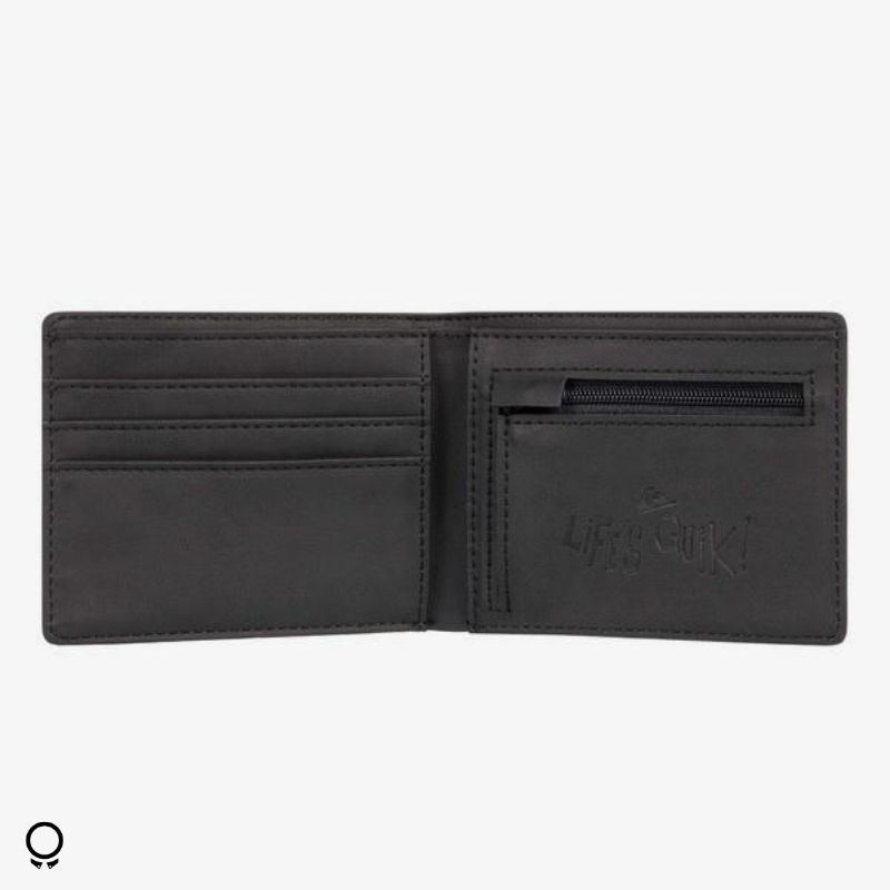 BILLETERA QUIKSILVER SLIM VITAGE MARRON OSCURO