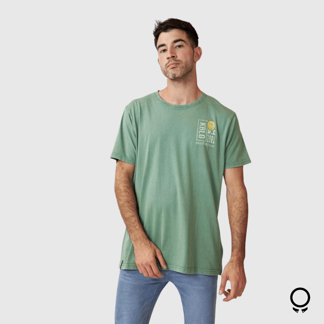 REMERA ESTAMPADA KRISTOBELGA LEEDS VERDE