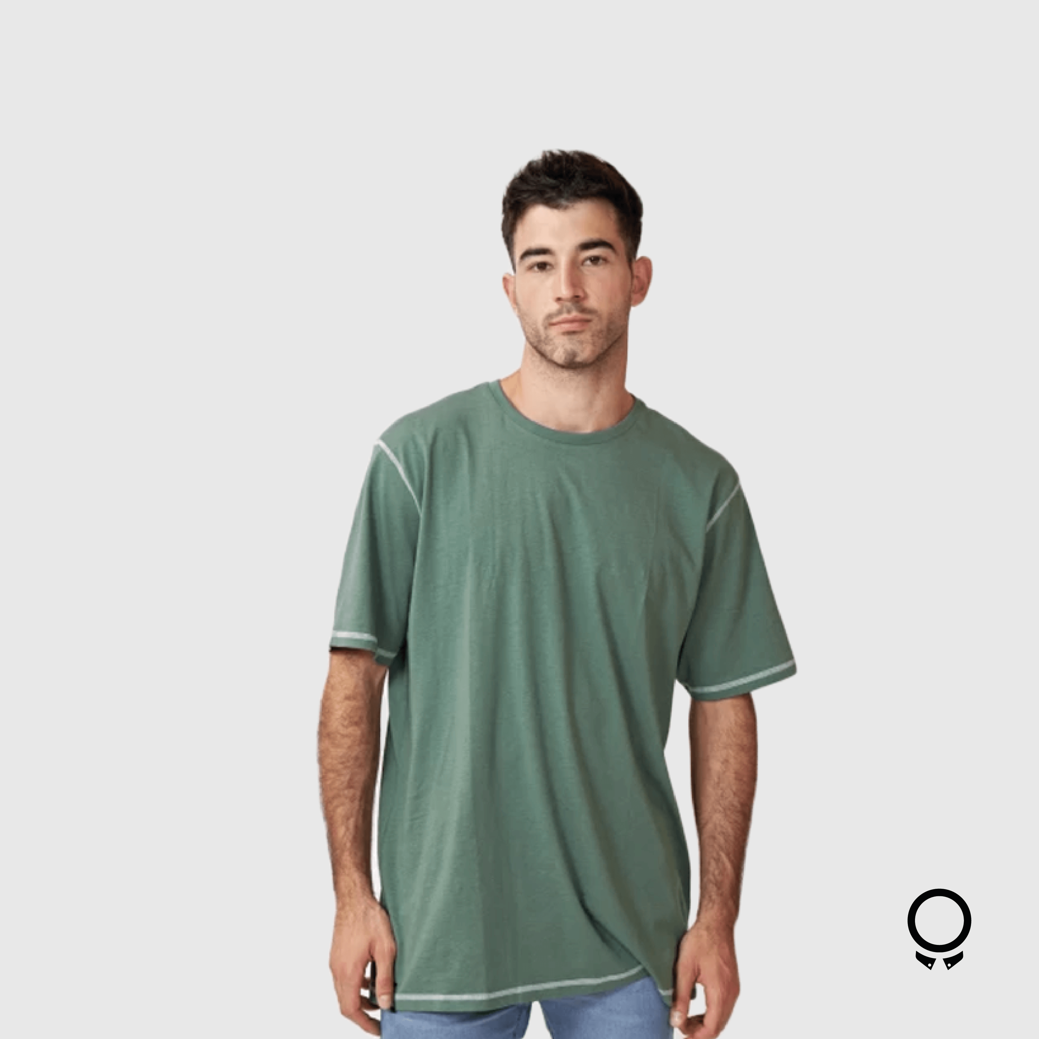 REMERA OVERSIZE KRISTOBELGA TOMSK VERDE