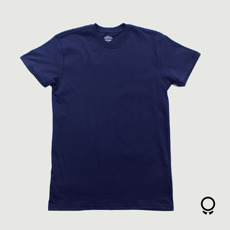 REMERA LIBERATO BASICS CUELLO REDONDO AZUL