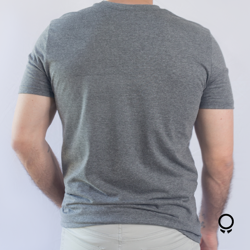 REMERA LIBERATO BASICS HENLEY MELANGE