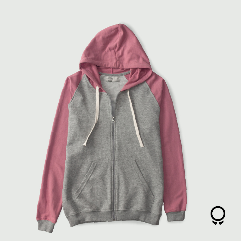 CAMPERA LIBERATO BASICS COMBINADA ROSA
