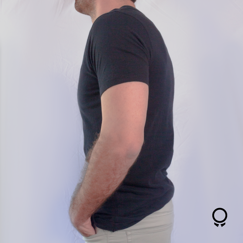 REMERA LIBERATO BASICS PREMIUN TEE REDONDO NEGRA