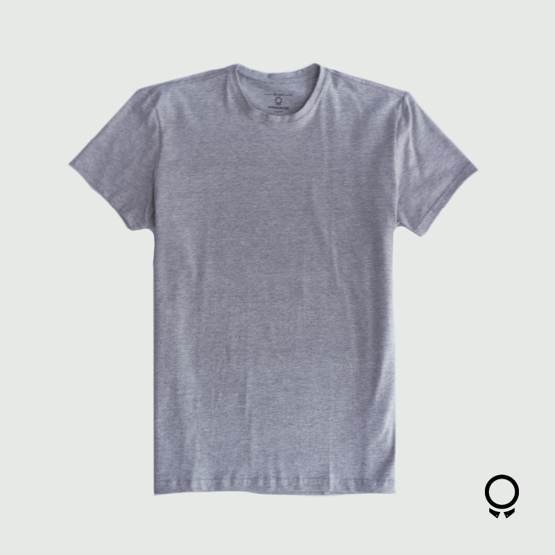REMERA LIBERATO BASICS PREMIUM TEE REDONDO GRIS