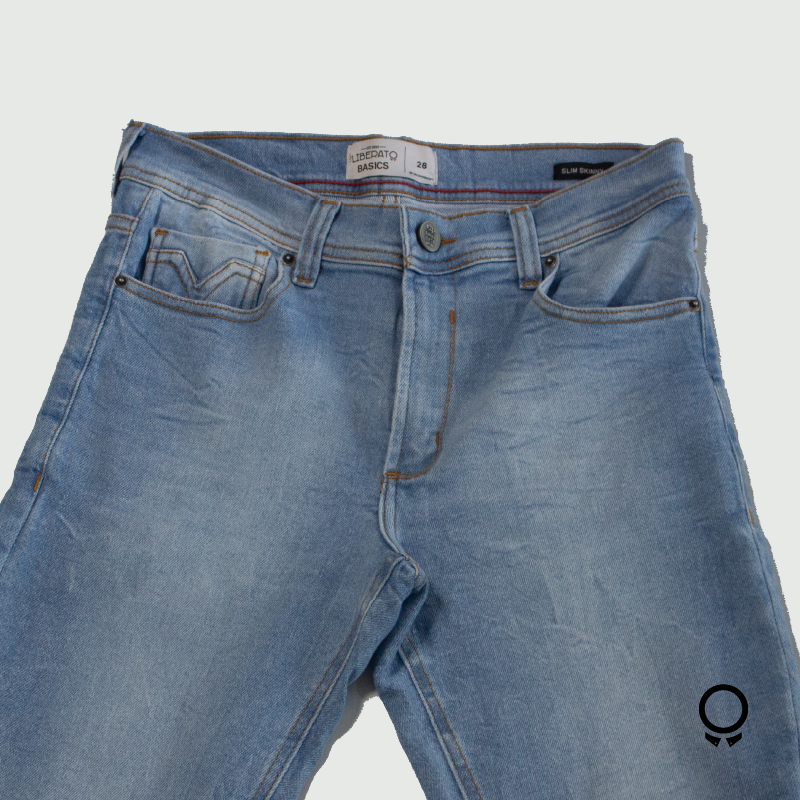 JEANS LIBERATO BASICS CELESTE