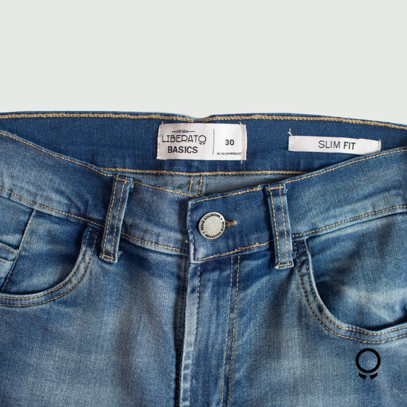 JEANS LIBERATO BASICS SIN ROTURA AZUL