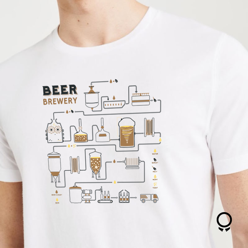 REMERA LIBERATO BASICS FABRICACION DE CERVEZA