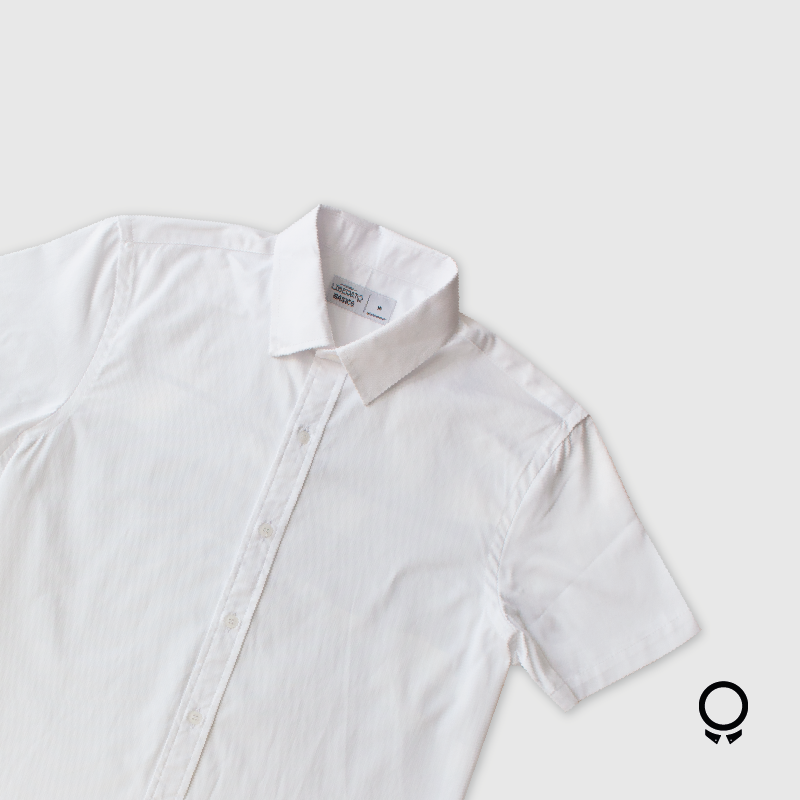 CAMISA LIBERATO BASICS MANGAS CORTAS BLANCA