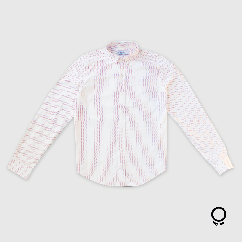 Camisa Liberato Basics Mangas Largas Blanca Puntitos | Liberato, tienda multimarcas