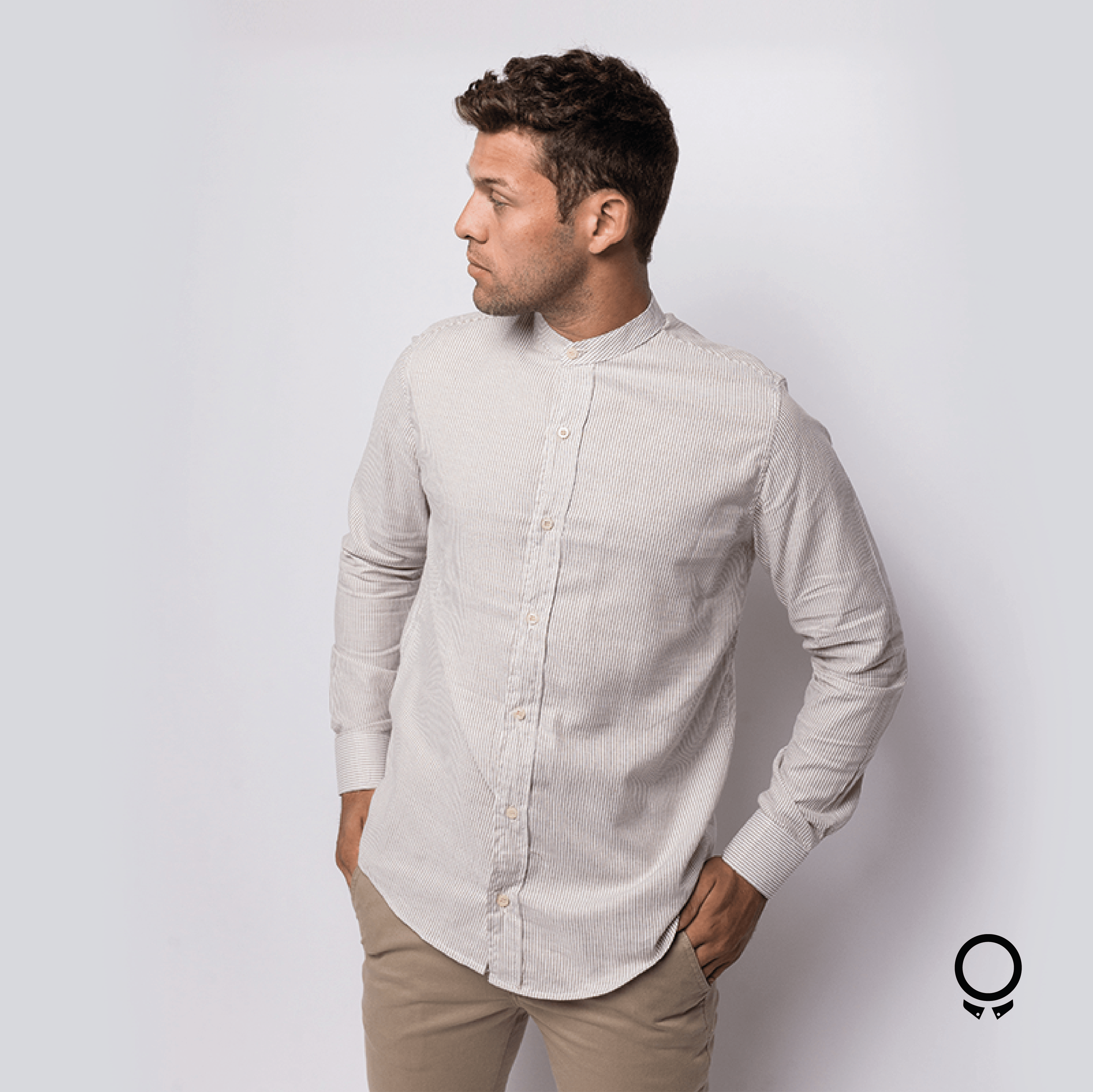 CAMISA LIBERATO BASICS MAO BEIGE