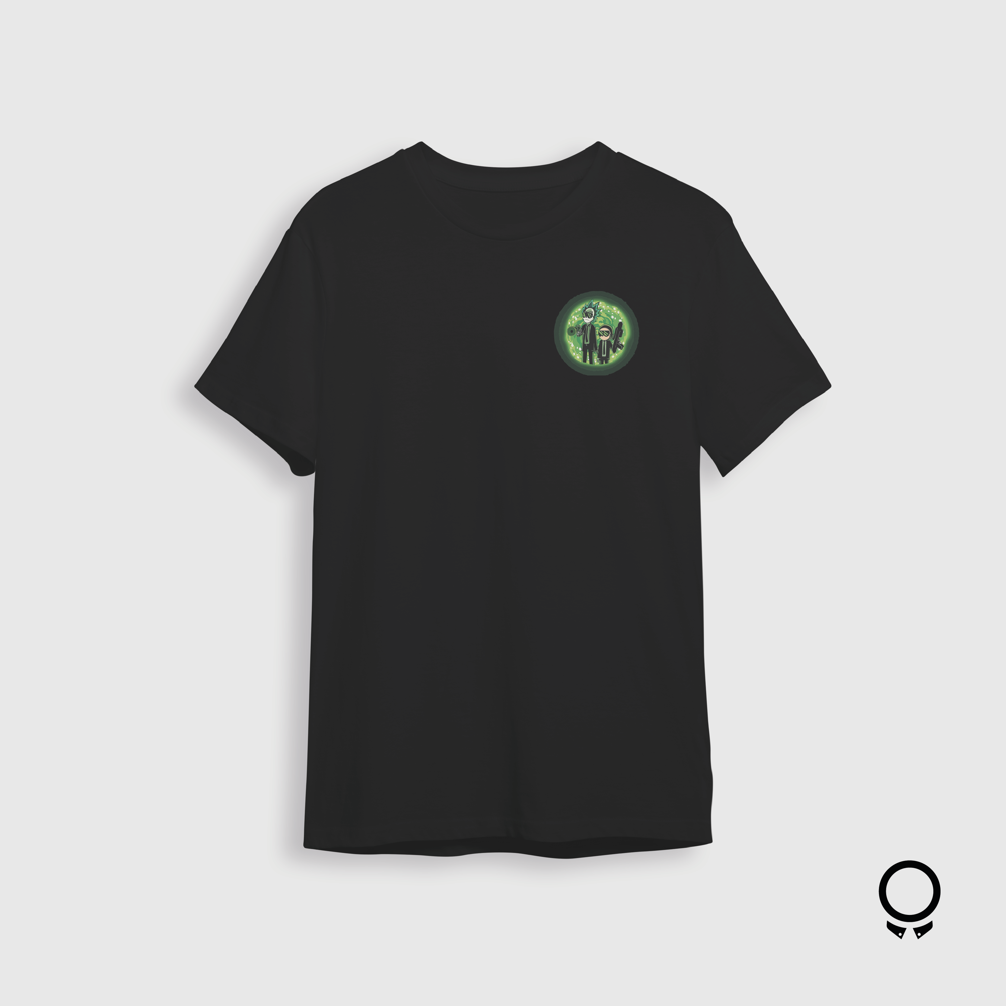 REMERA LIBERATO BASICS NEGRA OVERSIZED MEN IN BLACK