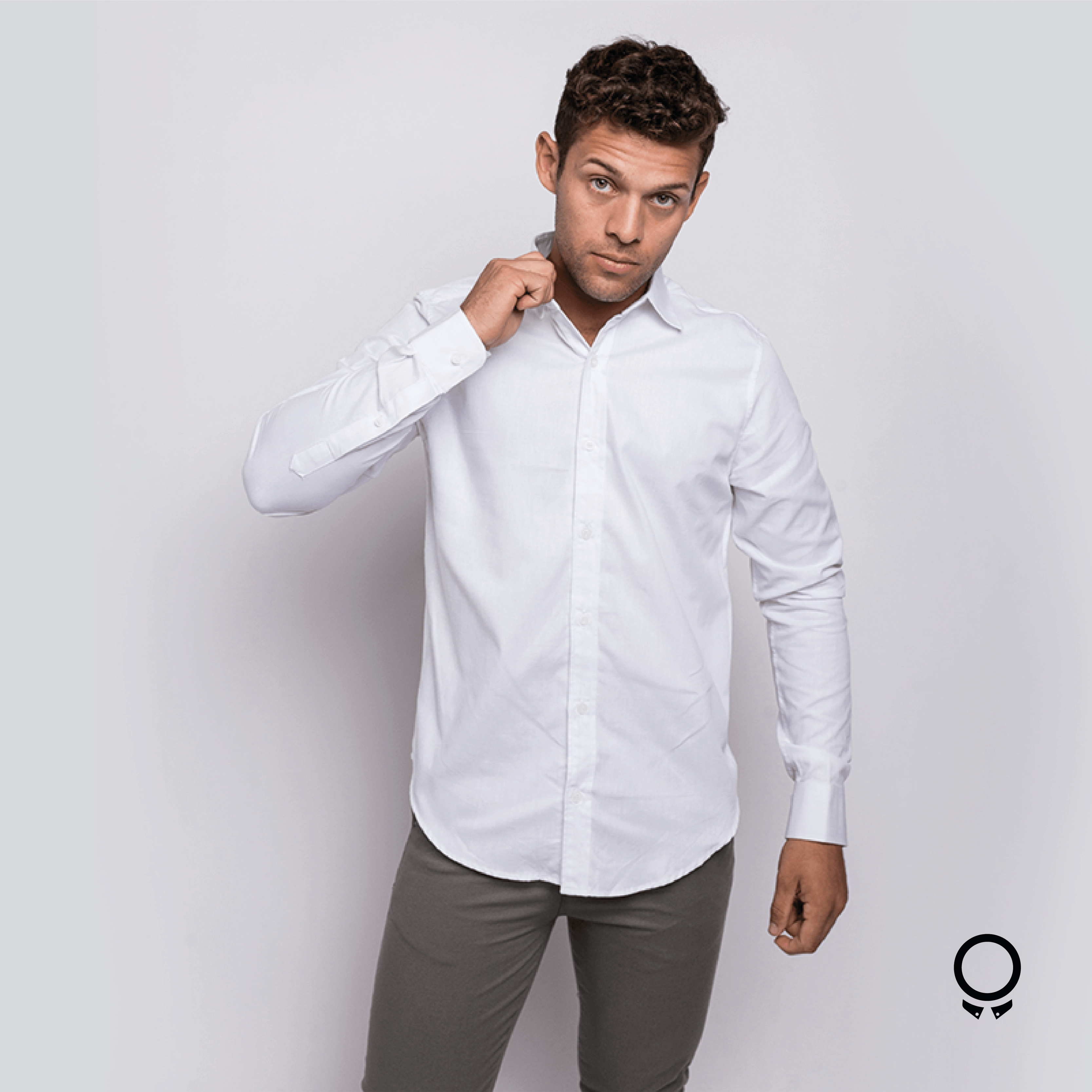 CAMISA LIBERATO BASICS MANGAS LARGAS BLANCA