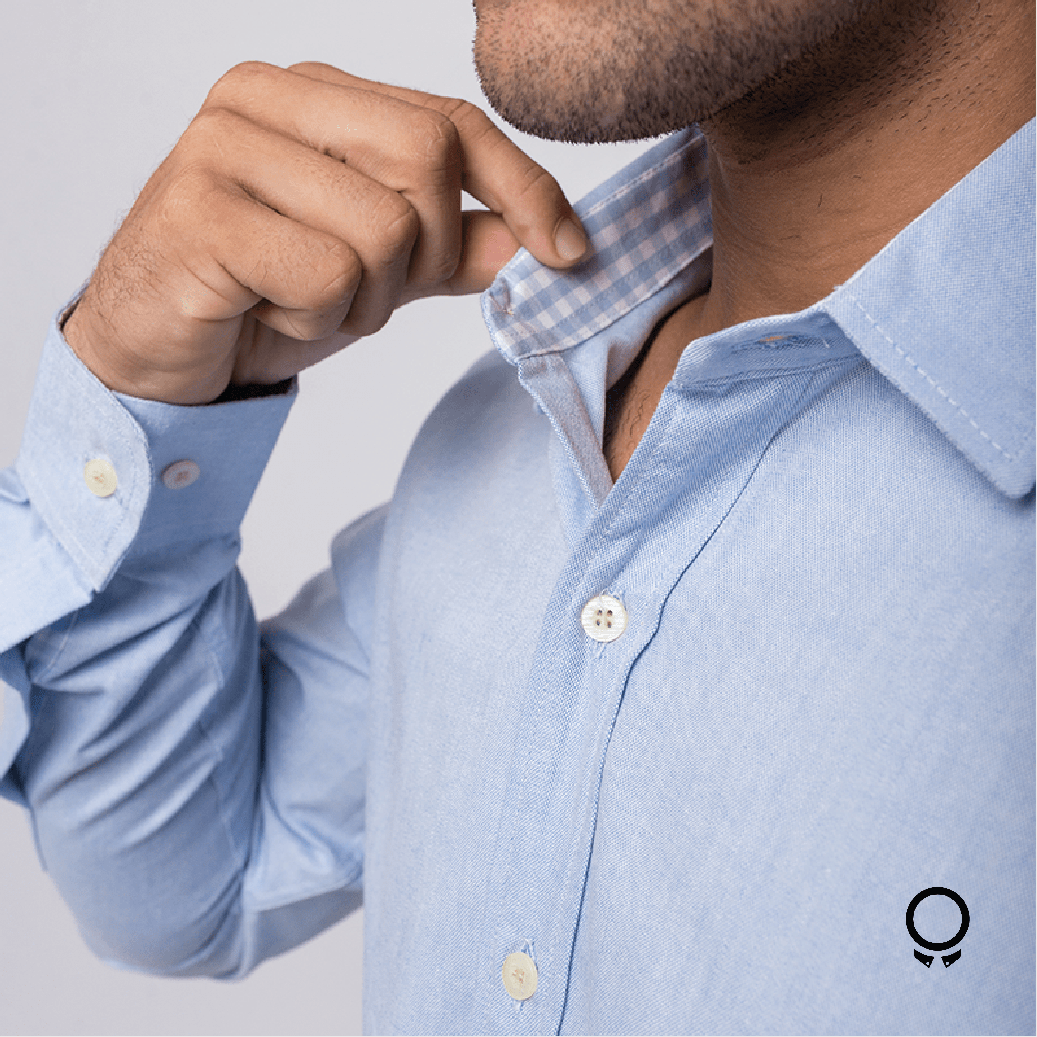 CAMISA LIBERATO BASICS MANGAS LARGAS CELESTE