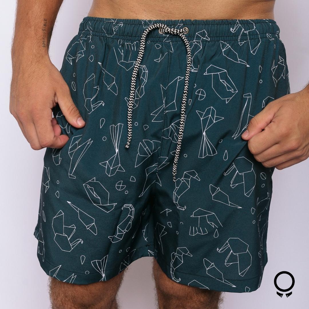 Short de baño negro 2025