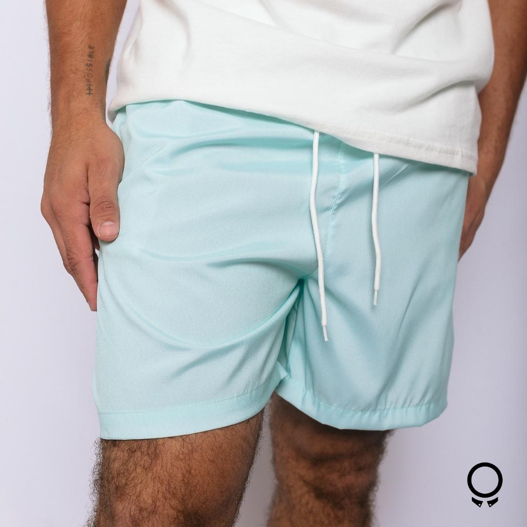 SHORT DE BAÑO LIBERATO BASICS VERDE CLARO