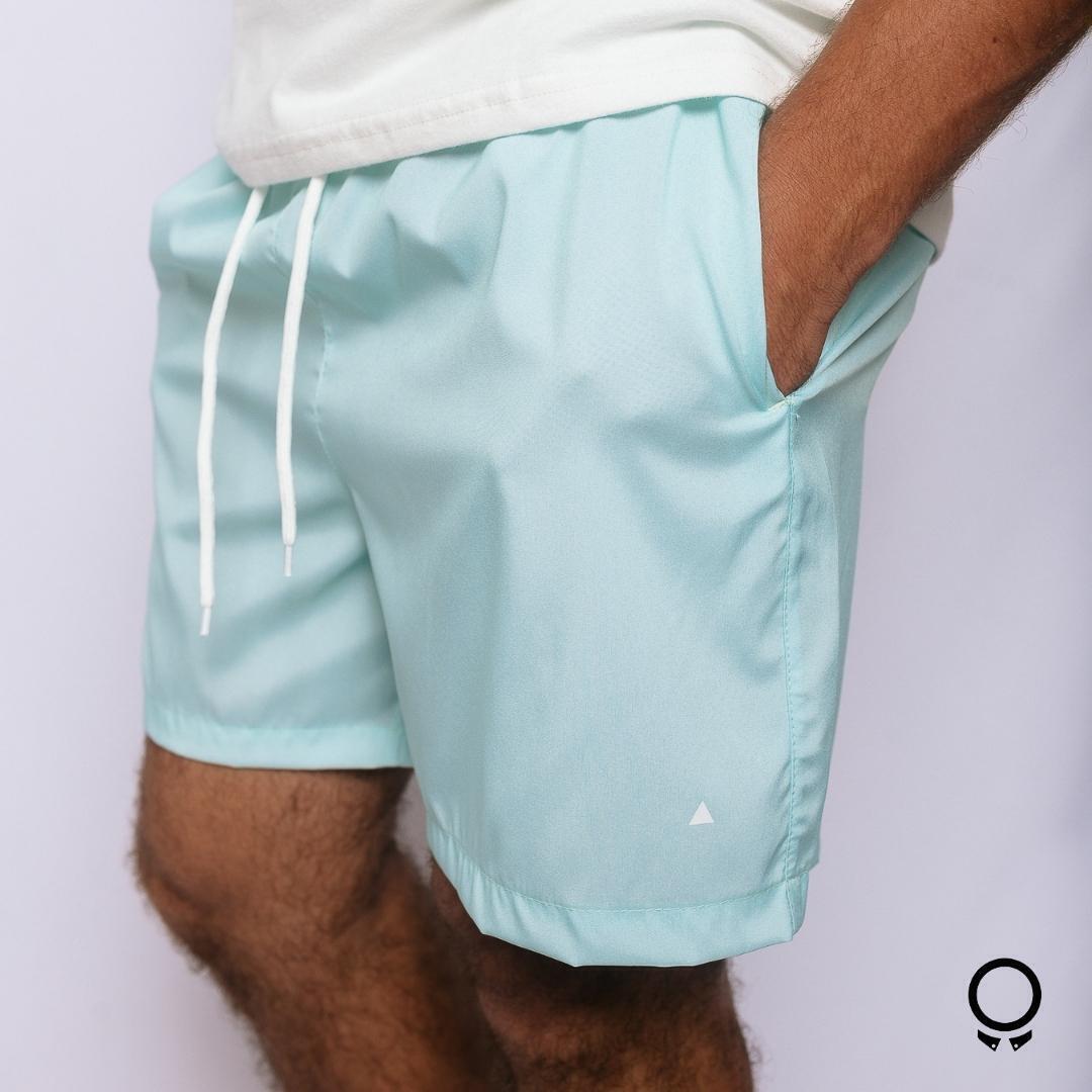 SHORT DE BAÑO LIBERATO BASICS VERDE CLARO