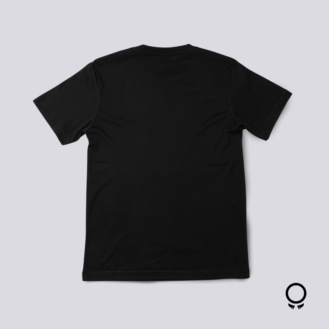 Remera negra basica outlet