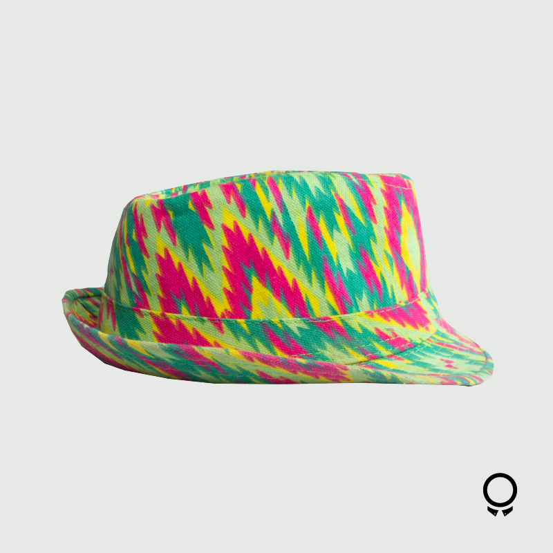 SOMBRERO LIBERATO VERDE CON AMARILLO