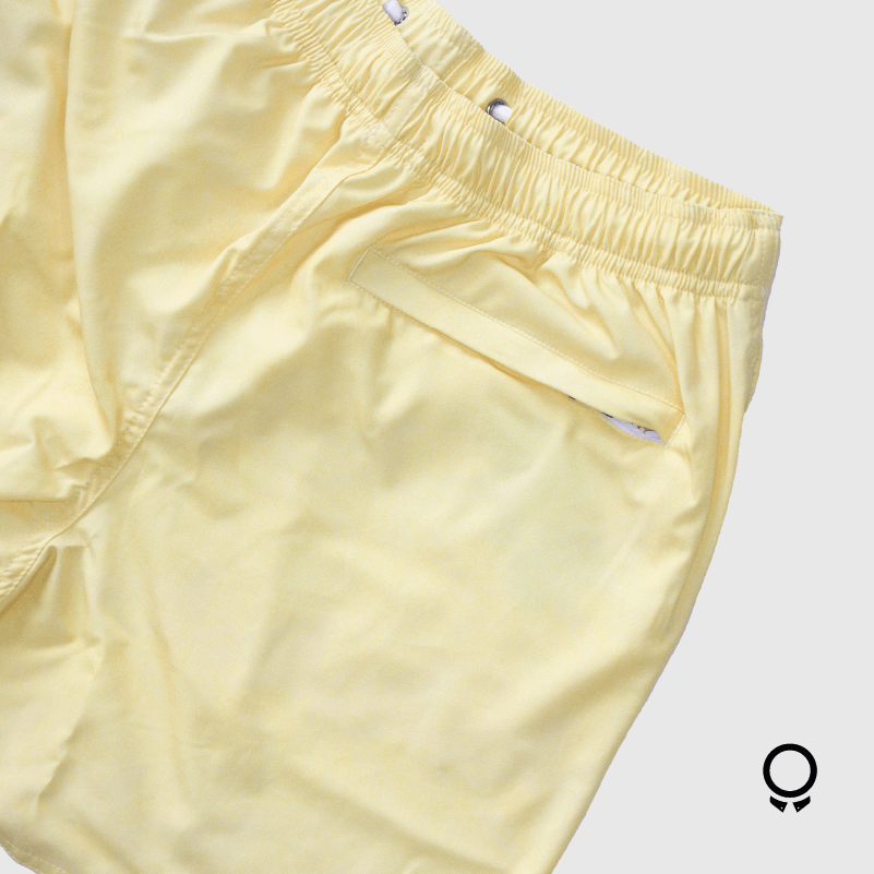 SHORT DE BAÑO N+ AMARRILLO