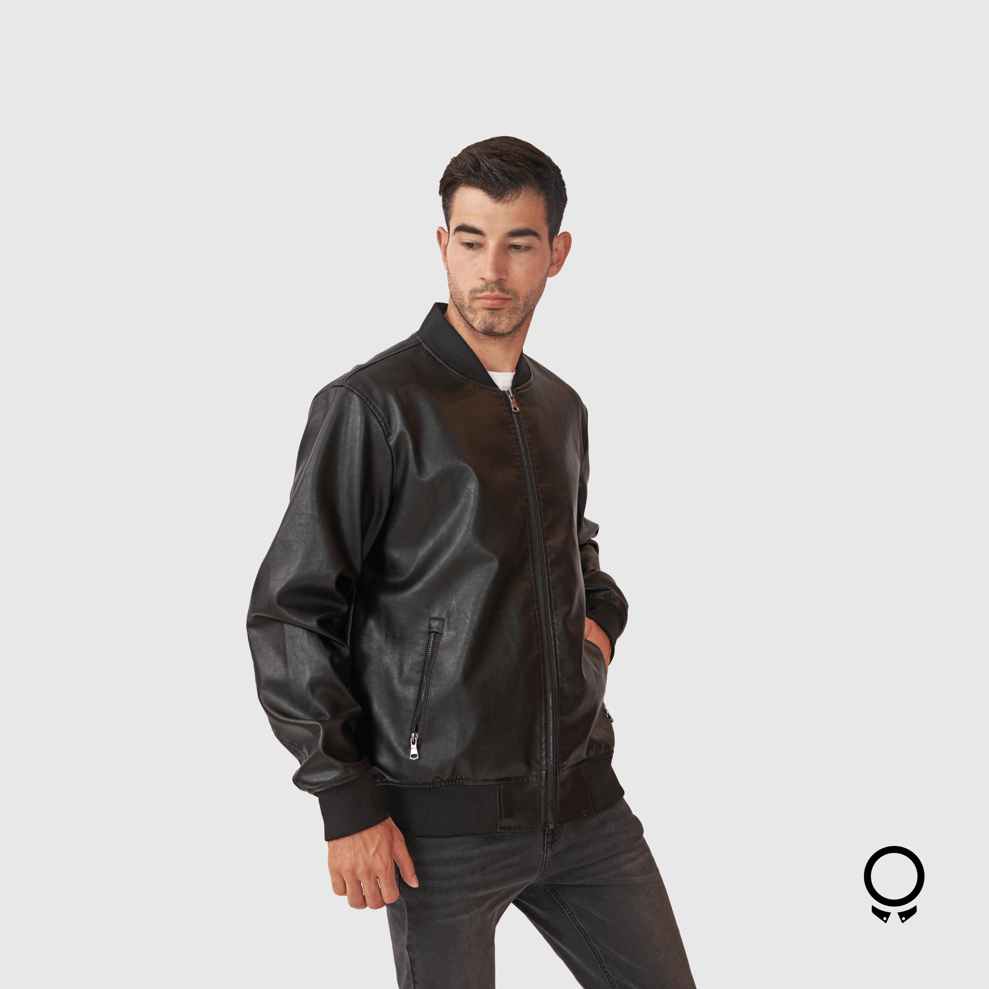 CAMPERA DE CUERO N+ ECOLOGICO BLAZEY NEGRA