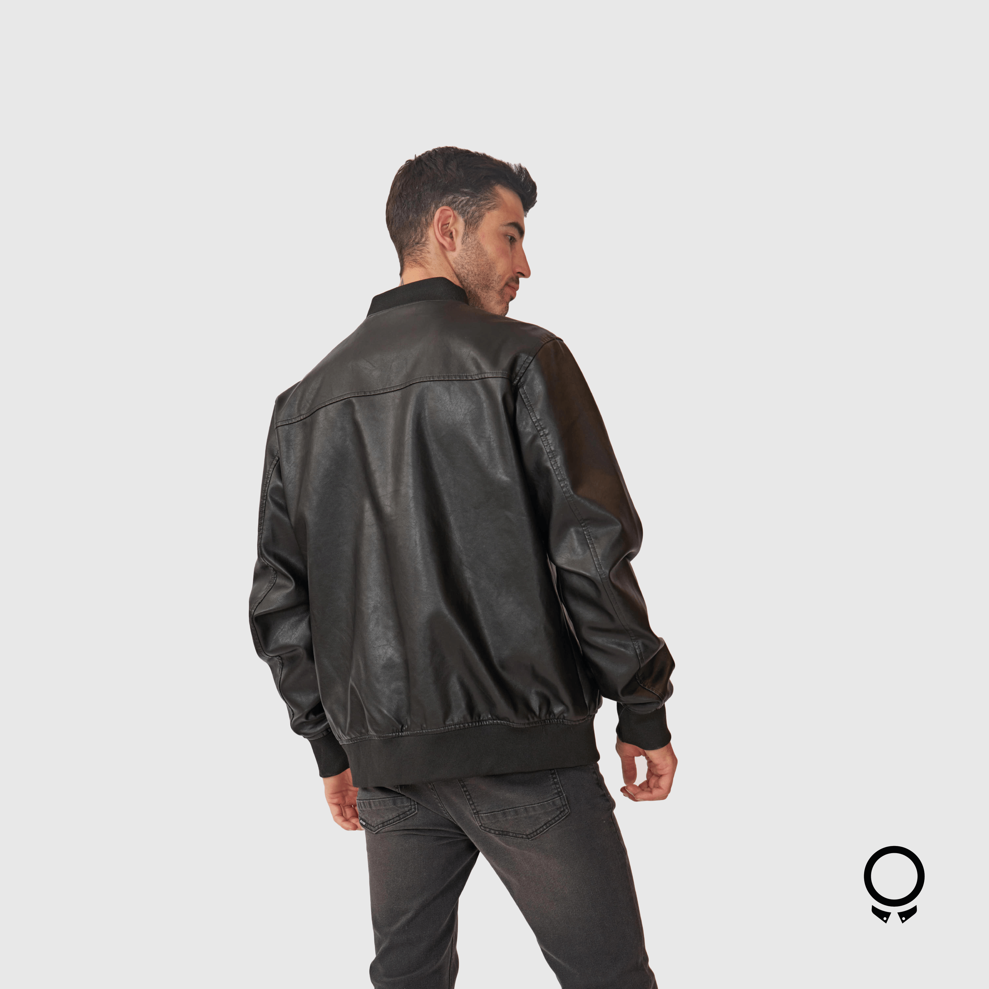CAMPERA DE CUERO N+ ECOLOGICO BLAZEY NEGRA