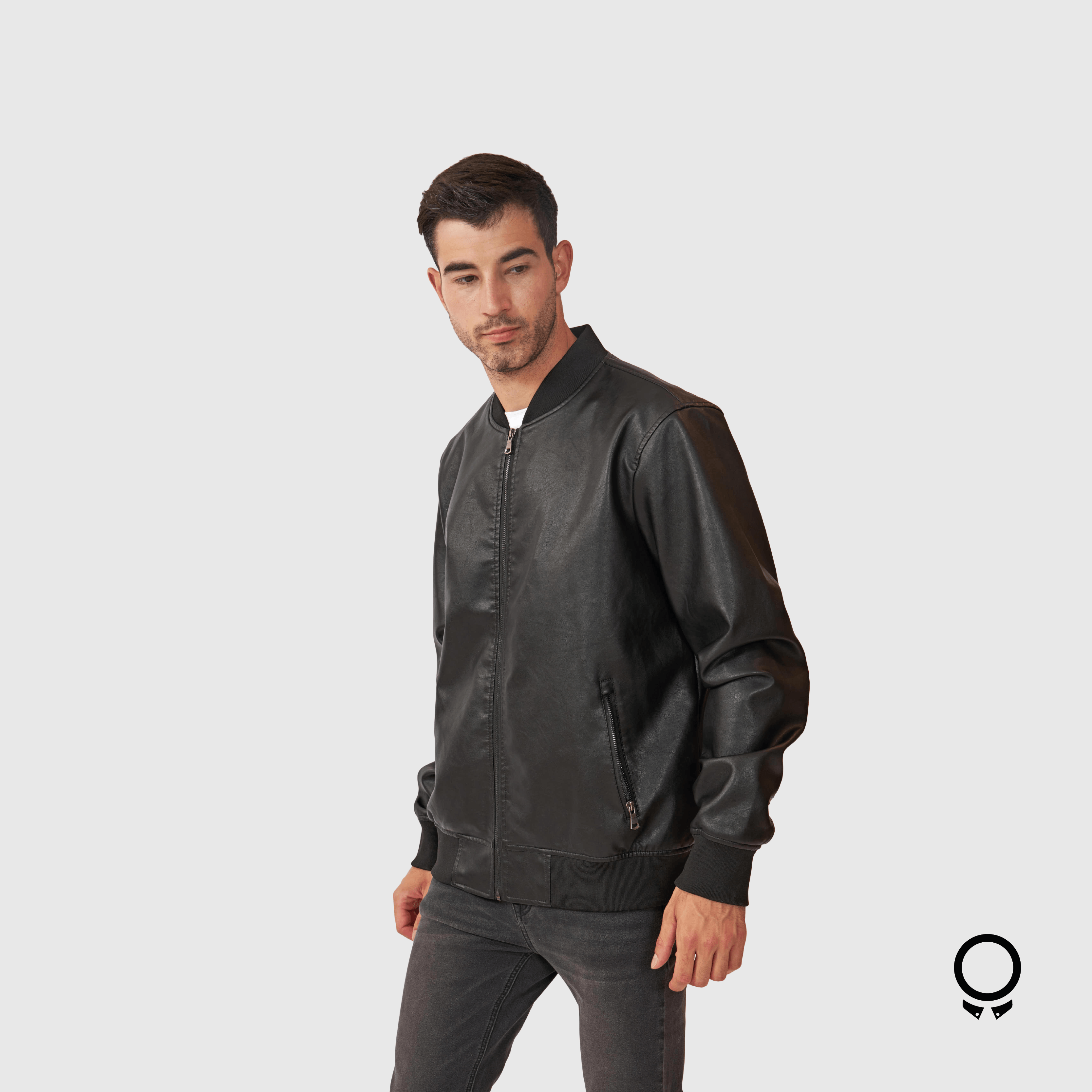 CAMPERA DE CUERO N+ ECOLOGICO BLAZEY NEGRA