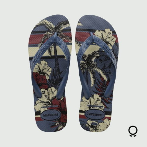 Zapatilla Havaiana Aloha Azul Indigo