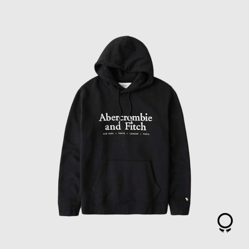 Hoodie Abercrombie Negra Ciudades