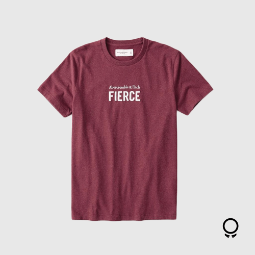 Remera Abercrombie Bordo Fierce