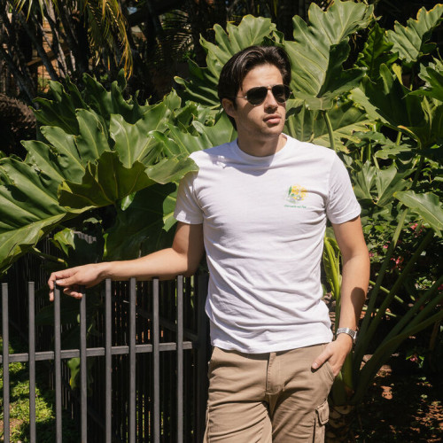 REMERA ABERCROMBIE LEMON BLANCA