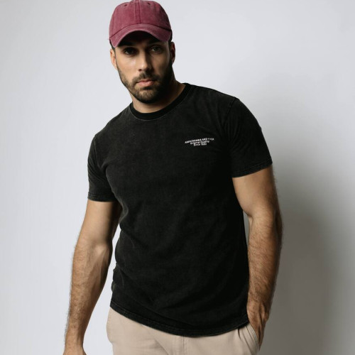 GORRA AH LAVADO BORDO