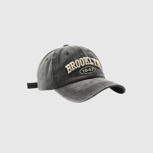 GORRA AH LAVADO NEGRO BROOKLYN