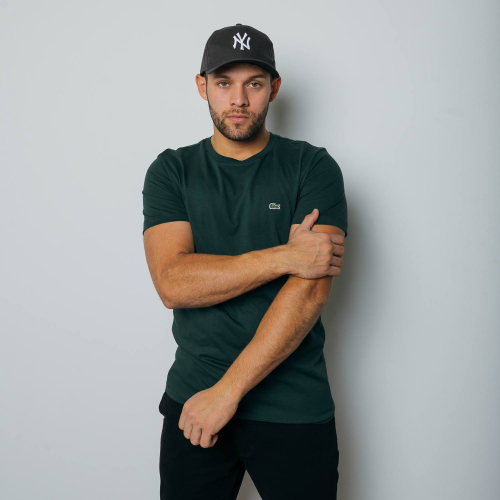 REMERA CUELLO REDONDO LACOSTE VERDE