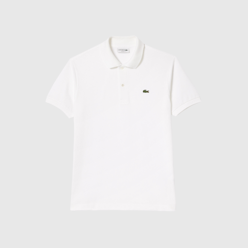 REMERA CUELLO POLO LACOSTE BLANCA