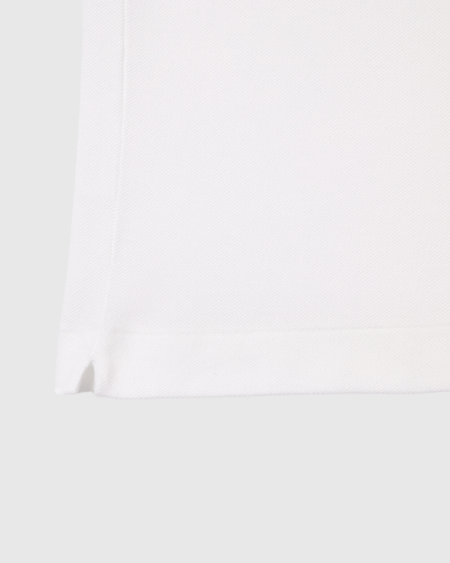 REMERA CUELLO POLO LACOSTE BLANCA