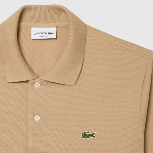 REMERA LACOSTE POLO BEIGE