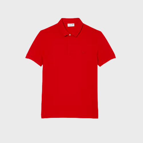 REMERA LACOSTE PARIS POLO ROJA