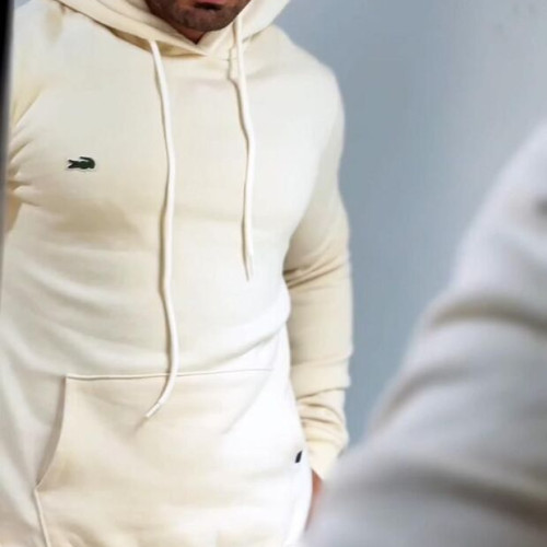 HOODIE LACOSTE BEIGE
