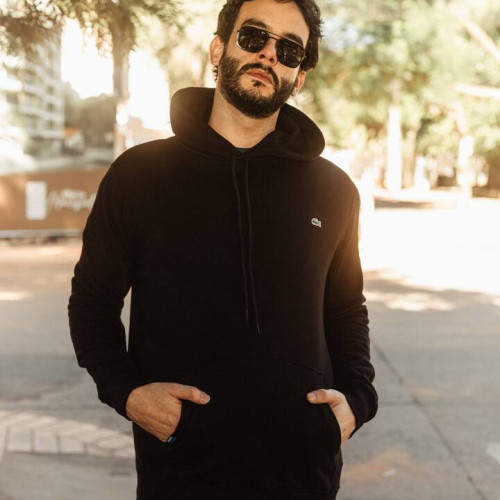 HOODIE LACOSTE NEGRO